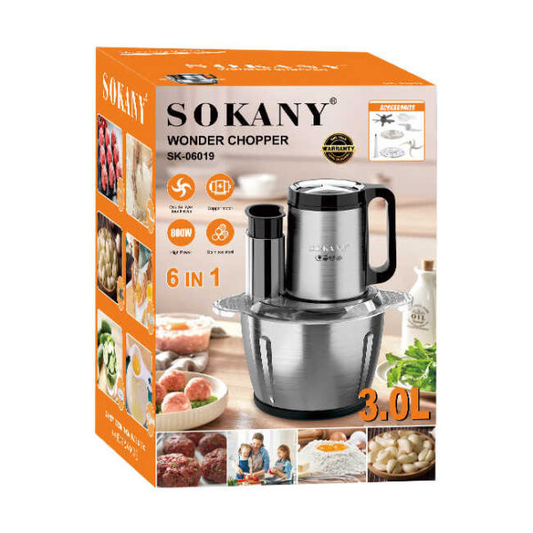 Sokany 6 in 1 Wonder chopper